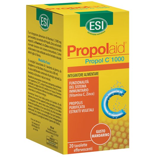 Propolaid Propol C 1000mg 20 Compresse Effervescenti